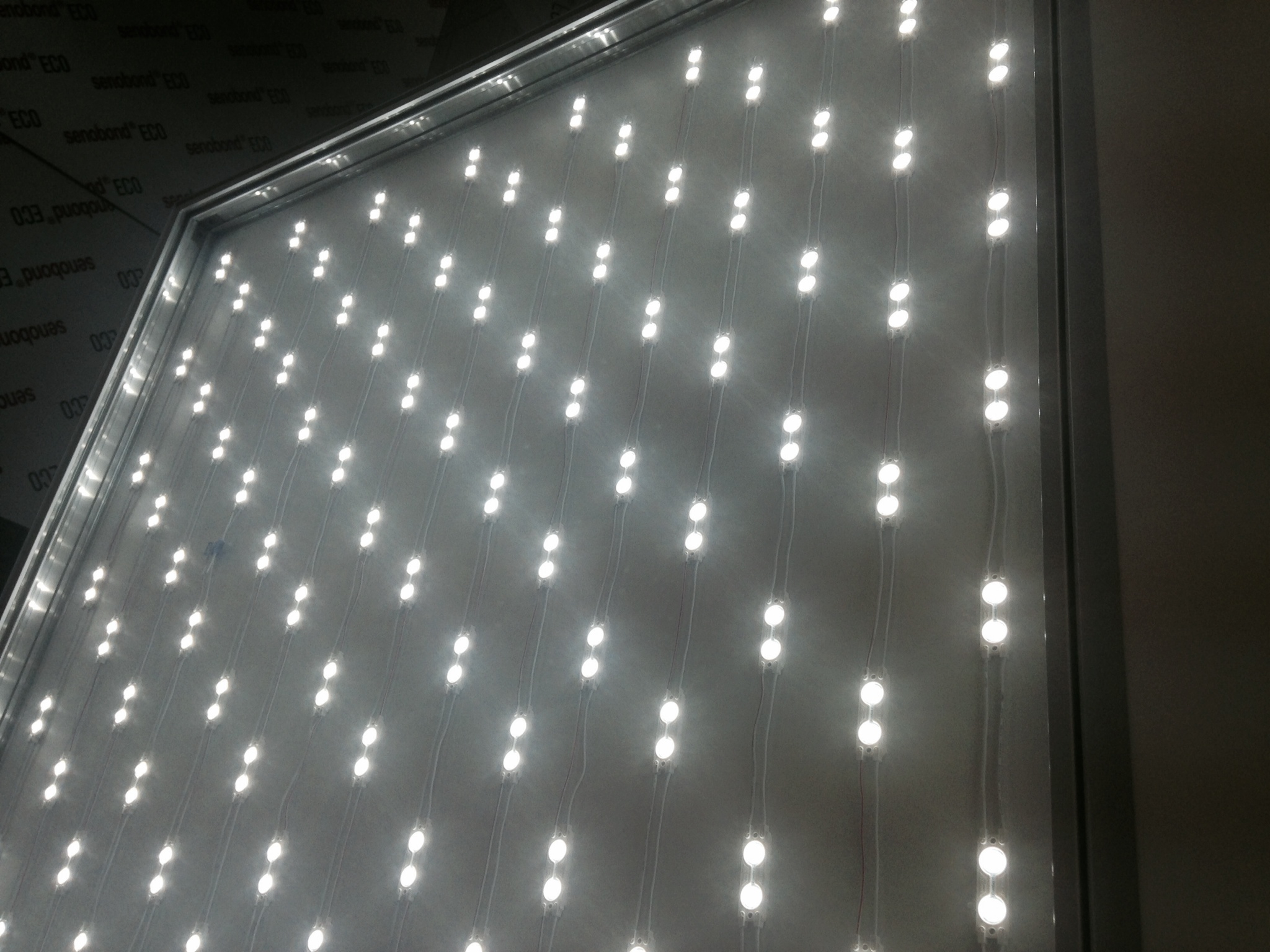 LED - Leuchtschild 1-seitig rund