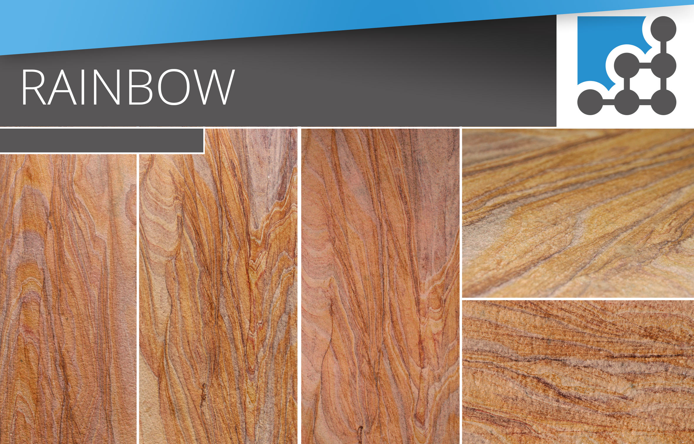 Rainbow - ROCK | 240x120cm - 2,88m² | WT10834.1