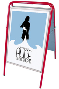 Expo Sign Kundenstopper - 70x100cm - rot
